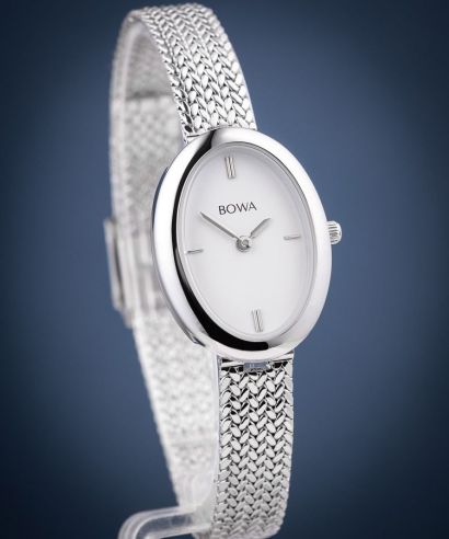 Hodinky dámske BOWA Oslo White-Silver Mesh 23