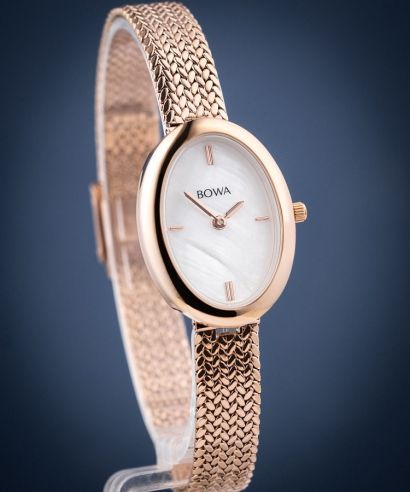 Hodinky dámske BOWA Oslo Pearl Rose-Gold Mesh 23