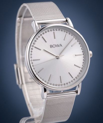 Hodinky dámske BOWA Rio Full Silver Mesh 38
