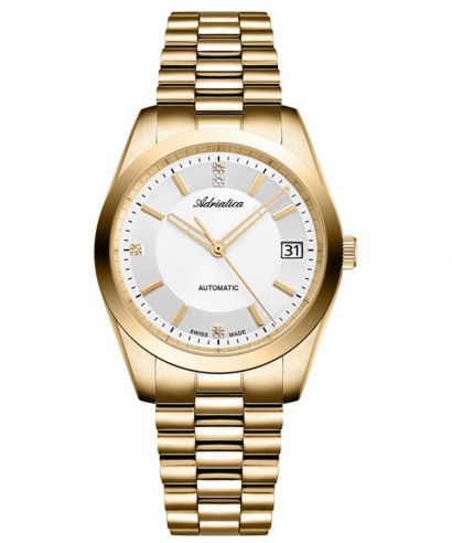 Hodinky dámske Adriatica Classic Automatic Diamonds