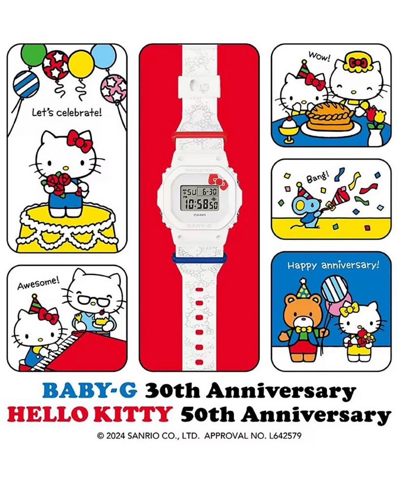 Hodinky dámske Baby-G Sport 30th & Hello Kitty 50th Anniversaries Special Edition