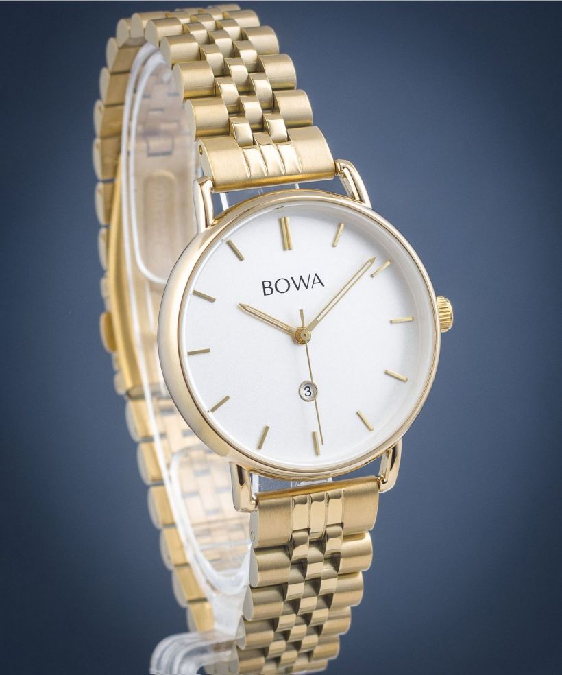 Hodinky dámske BOWA Milan White Gold Steel 34