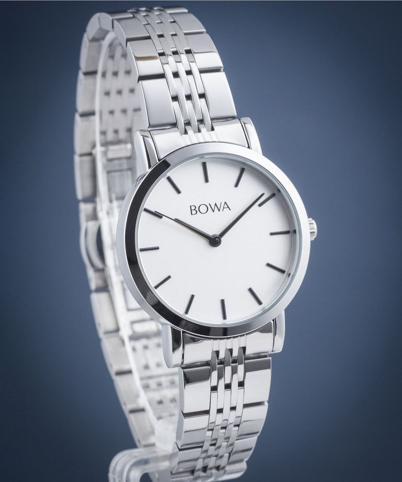 Hodinky dámske BOWA Tokyo White Silver Steel 33