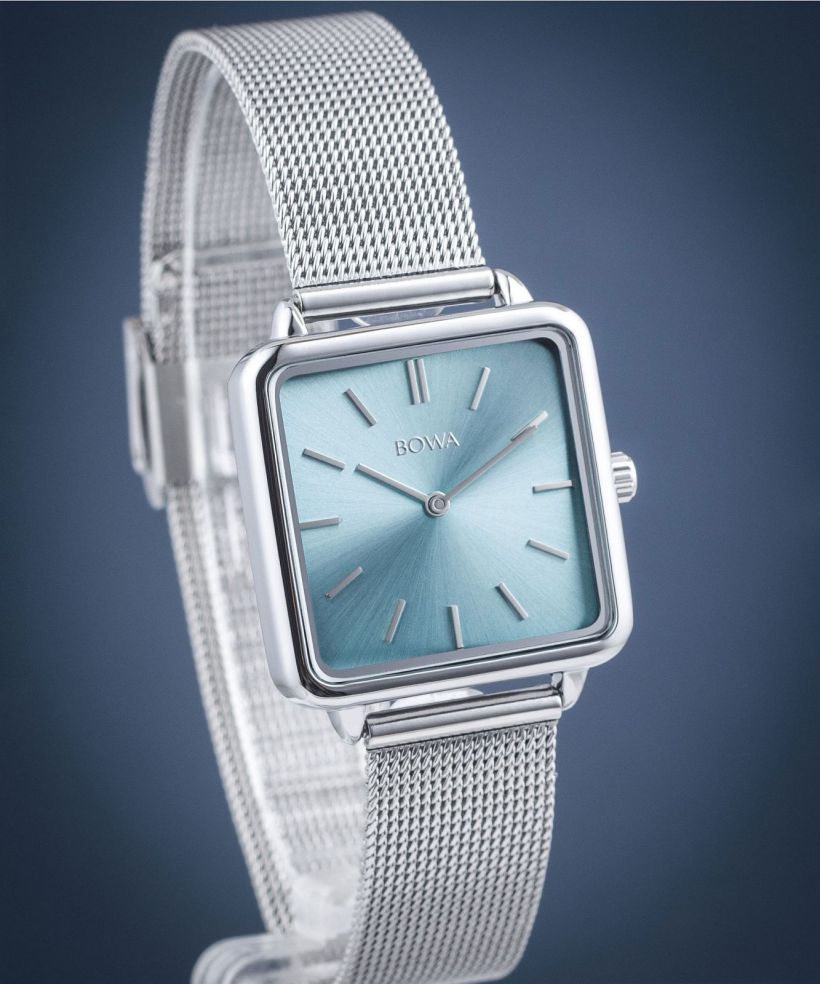 Hodinky dámske BOWA Vienna Ice-Blue Silver Mesh 29