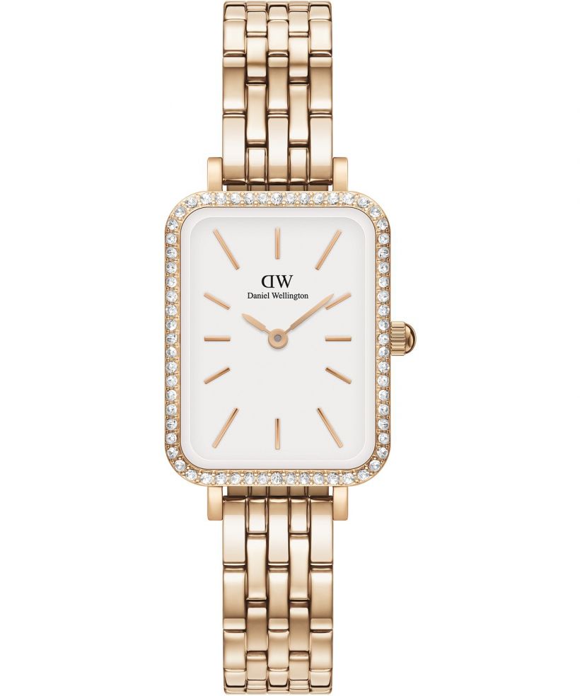 Hodinky dámske Daniel Wellington Quadro Lumine Bezel 5-Link Melrose 40
