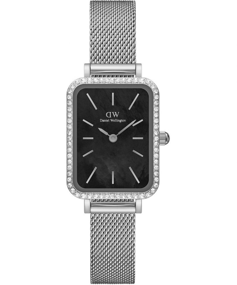 Hodinky dámske Daniel Wellington Quadro Lumine Bezel Sterling 40