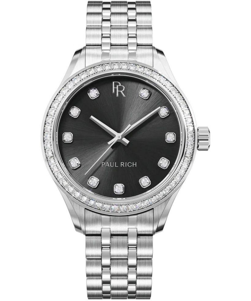 Hodinky dámske Paul Rich Crystelle Silver Black