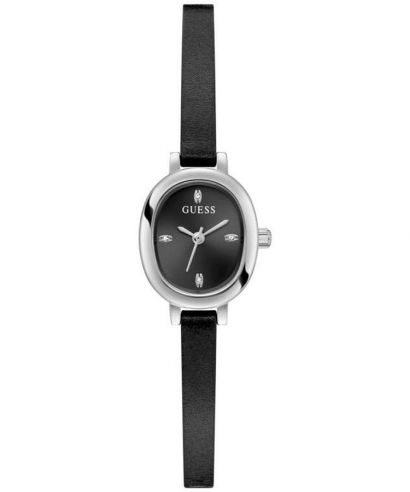 Hodinky dámske Guess Ladies Black Silver Tone