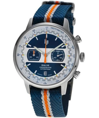 Hodinky unisex Lip Rallye Jacquard Automatic Chronograph Limited Edition