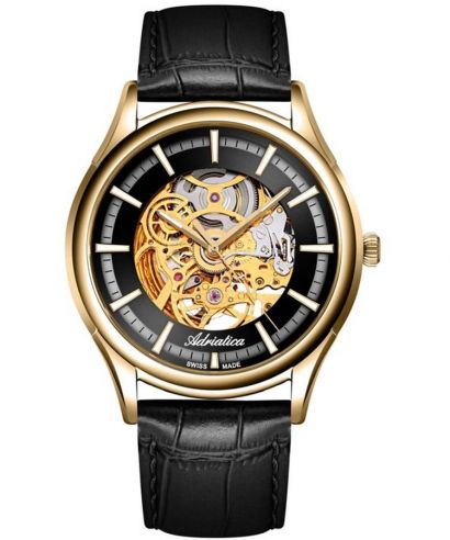 Hodinky pánske Adriatica Classic Skeleton Automatic