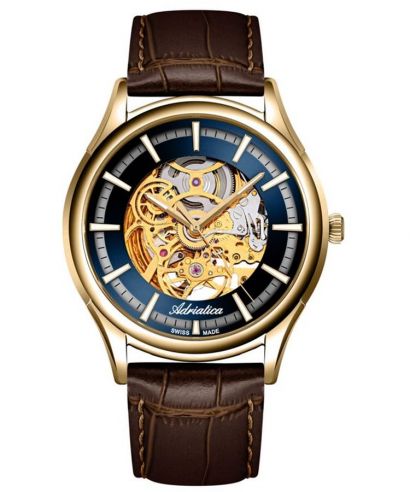 Hodinky pánske Adriatica Classic Skeleton Automatic