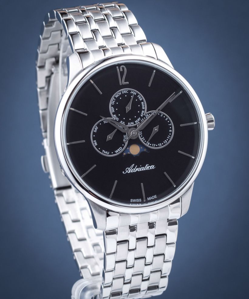 Hodinky pánske Adriatica Moon Phase
