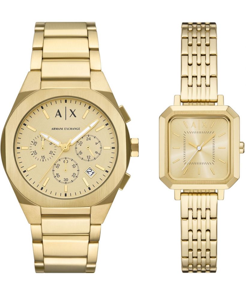 Hodinky pánske Armani Exchange Sync Chronograph SET