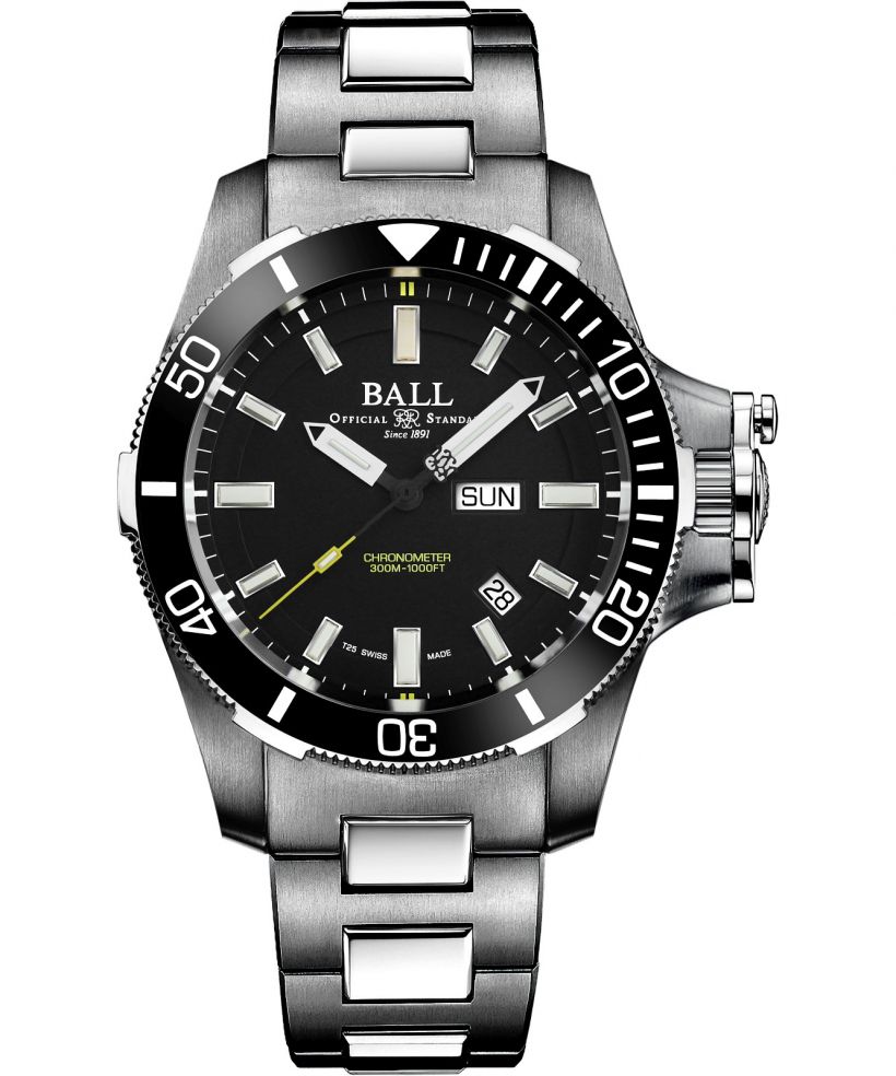 Hodinky pánske Ball Engineer Hydrocarbon Submarine Warfare Ceramic Automatic Chronometer
