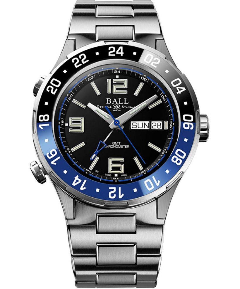 Hodinky pánske Ball Roadmaster Marine Chronometer GMT Limited Edition