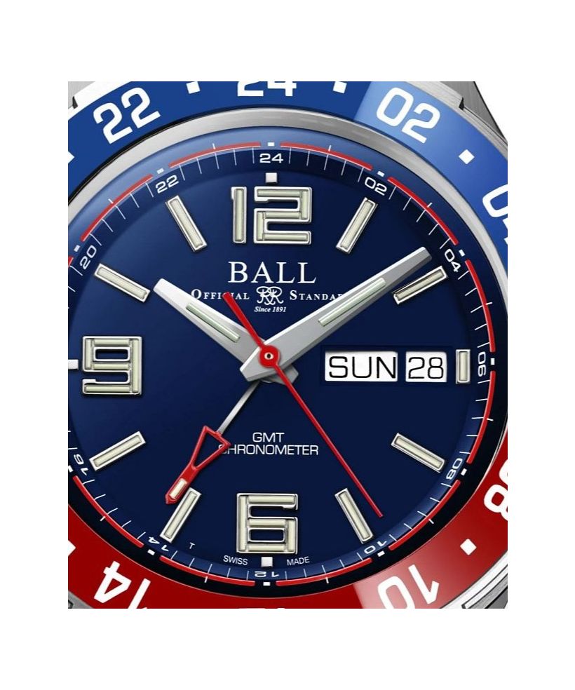 Hodinky Pánske Ball Roadmaster Marine GMT Titanium Automatic Chronometer Limited Edition