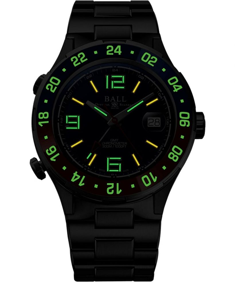Hodinky Pánske Ball Roadmaster Pilot GMT Chronometer Limited Edition