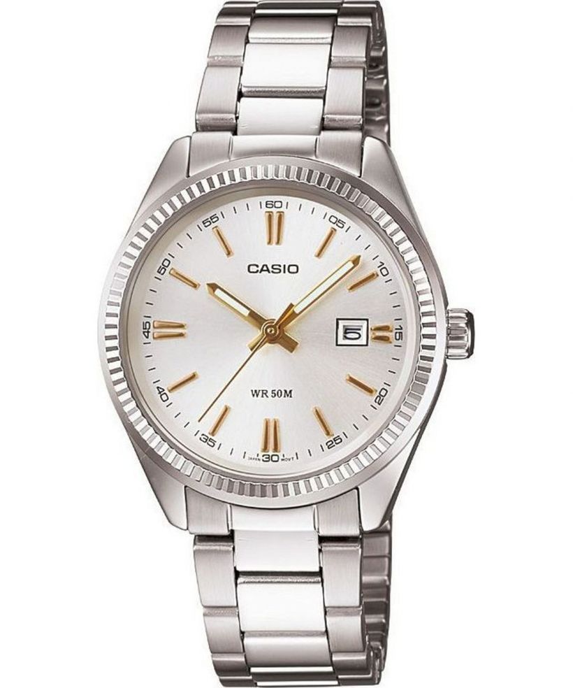 Hodinky pánske Casio MTP biely