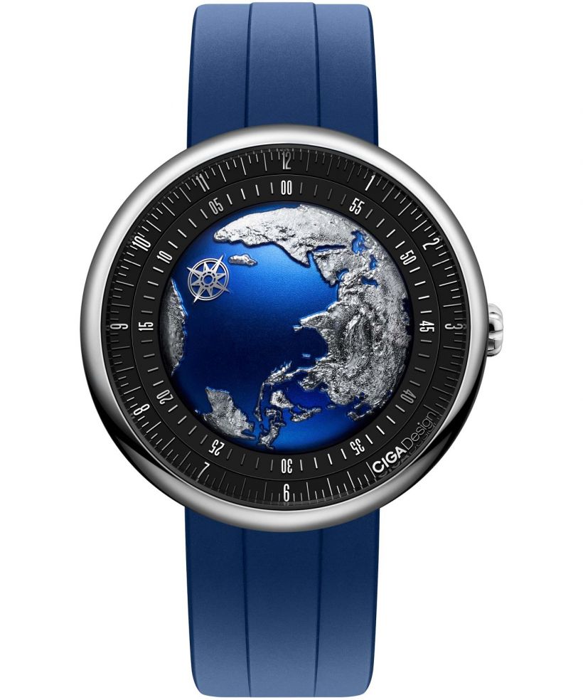Hodinky pánske Ciga Design U Series Blue Planet II Titanium Automatic GPHG 2021