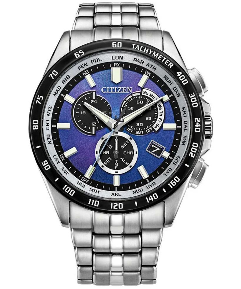Hodinky pánske Citizen Radio Controlled Unite With Blue Chronograph Solar Limited Edition