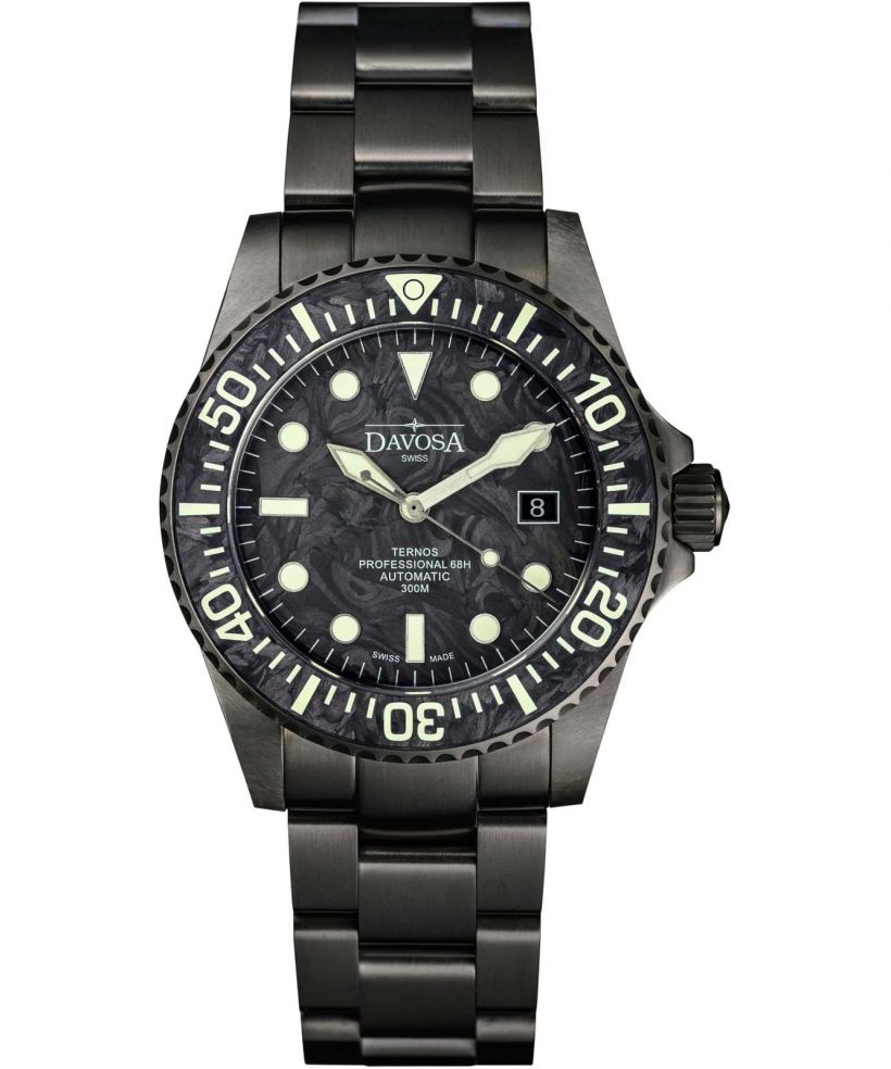 Hodinky pánske Davosa Ternos Professional 68H Carbon Limited Edition