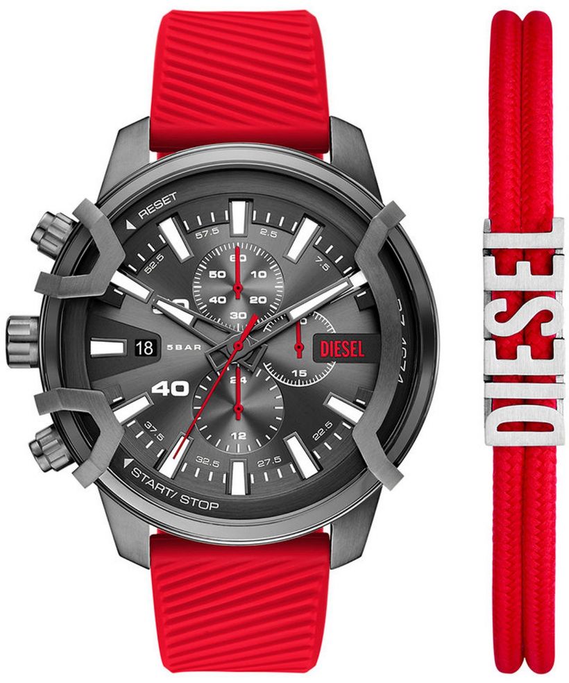 Hodinky pánske Diesel Griffed Chronograph SET