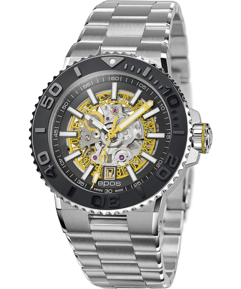 Hodinky pánske Epos Sportive Diver Skeleton Automatic