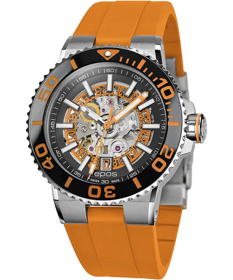 Hodinky pánske Epos Sportive Diver Skeleton Automatic