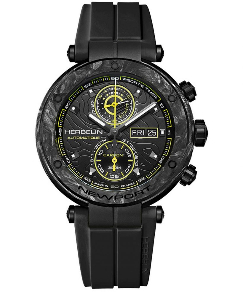 Hodinky pánske Herbelin Newport Carbon Titanium Automatic Chronograph Limited Edition