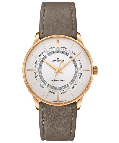 Hodinky pánske Junghans Meister Worldtimer Automatic
