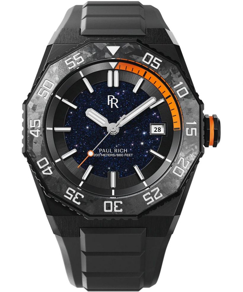 Hodinky pánske Paul Rich Aquacarbon Pro Shadow Black Aventurine