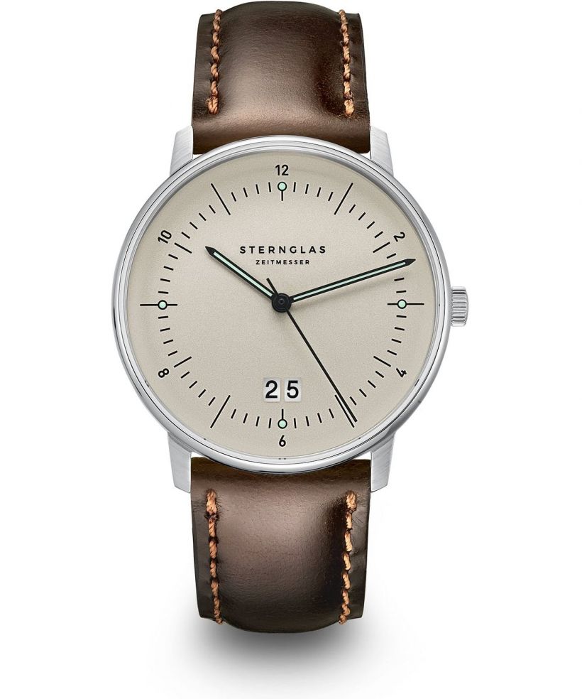 Hodinky pánske Sternglas Naos Big Date Alabaster