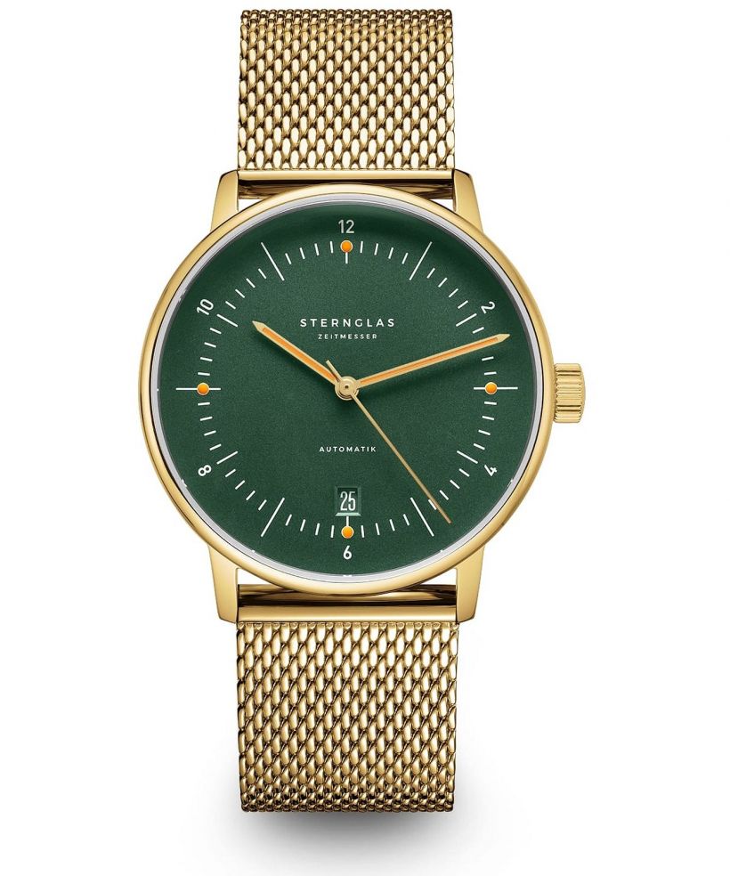 Hodinky pánske Sternglas Naos Green Gold Automatic