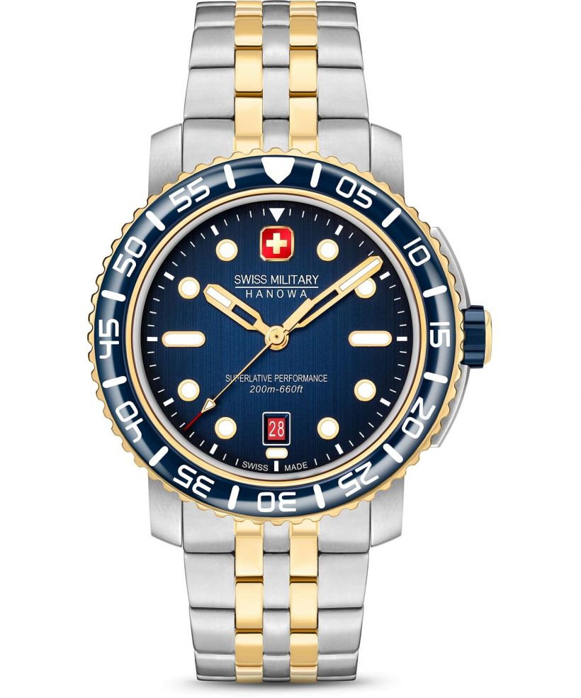 Hodinky pánske Swiss Military Hanowa Black Marlin