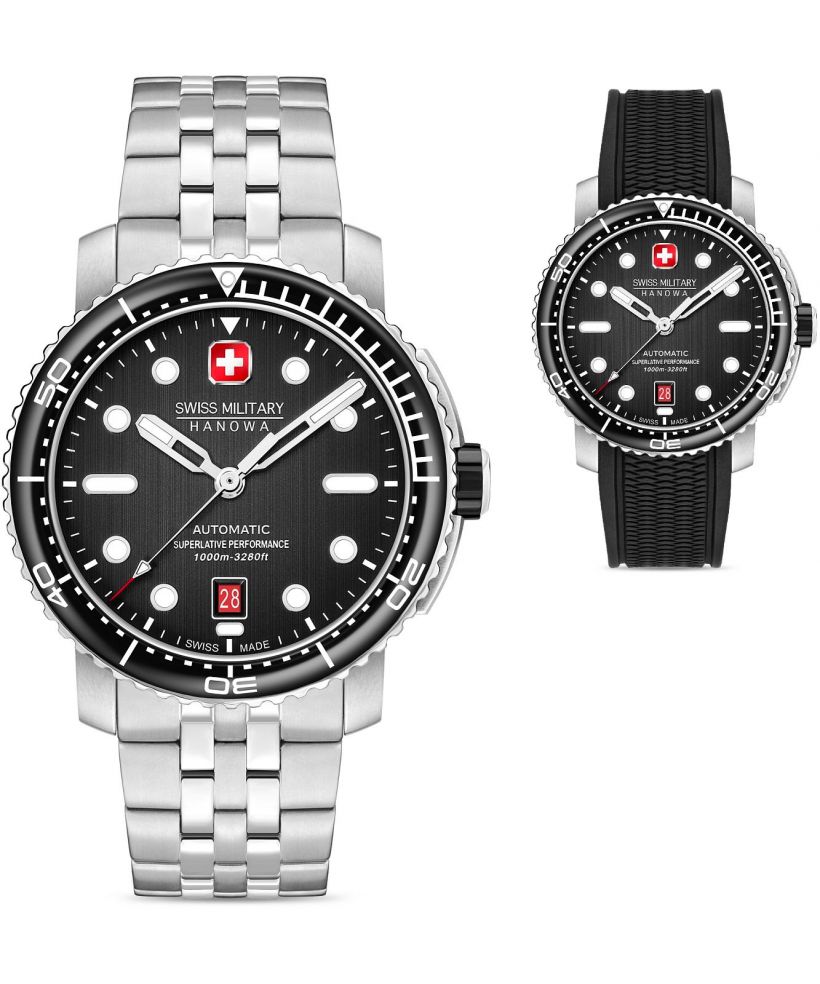 Hodinky pánske Swiss Military Hanowa Maitre Plongeur Automatic SET