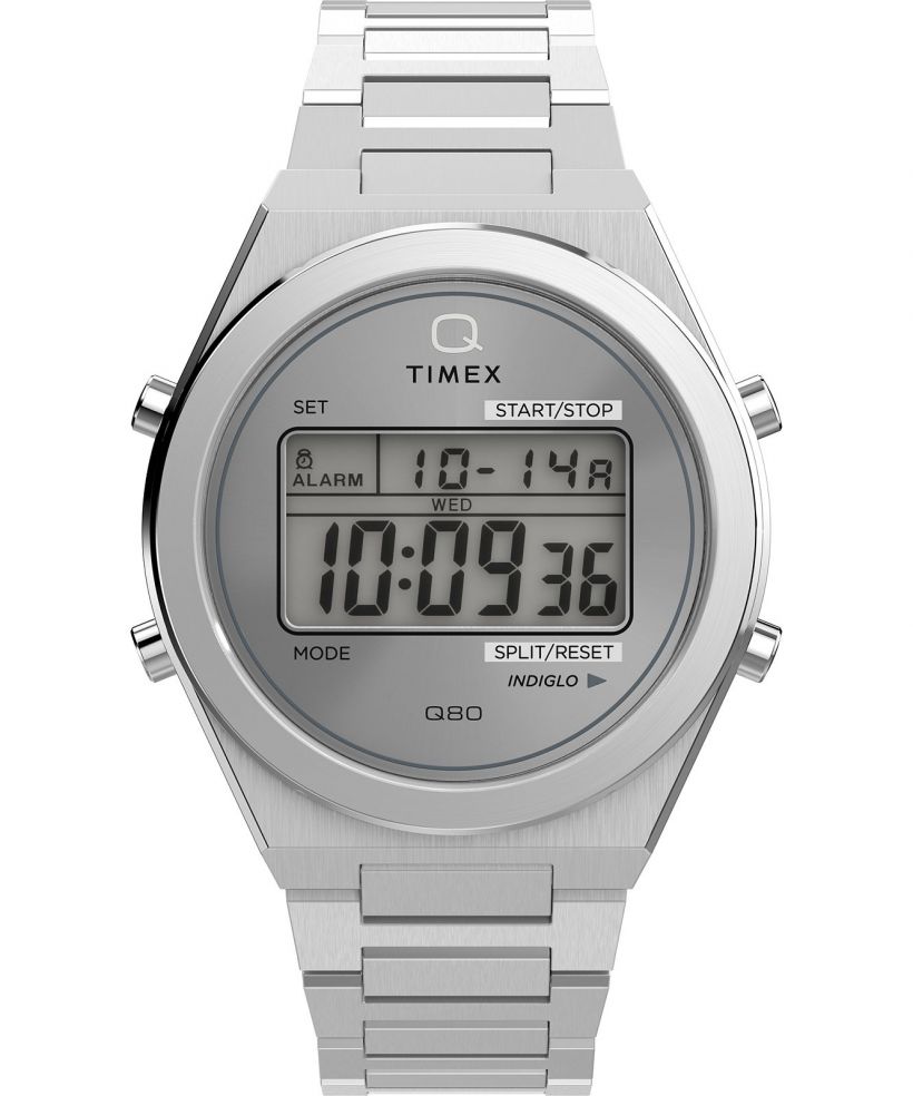 Hodinky pánske Timex Q Timex® Q80 Continental 39Mm Stainless Steel Bracelet