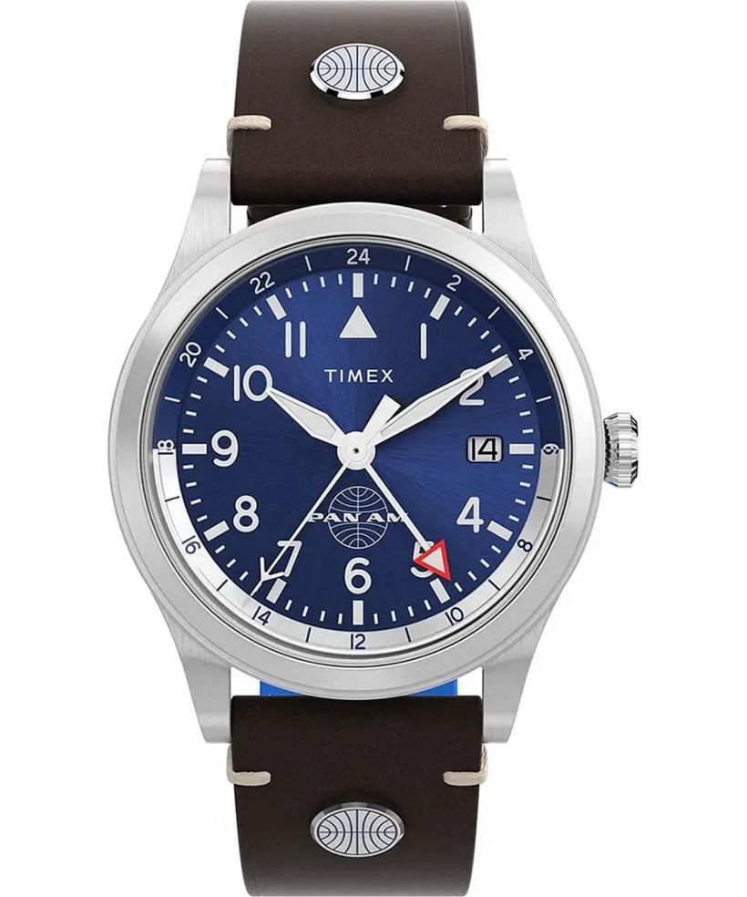 Hodinky pánske Timex Waterbury GMT x Pan Am® 39mm