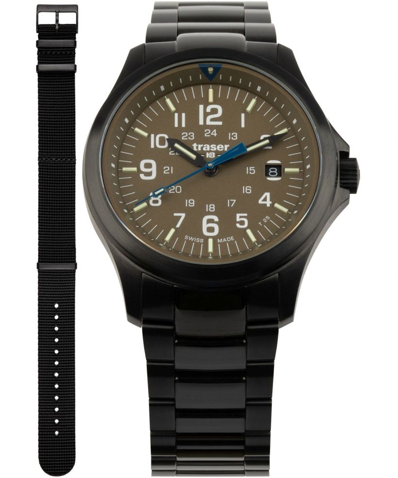 Hodinky pánske Traser P67 Officer Pro Khaki SET
