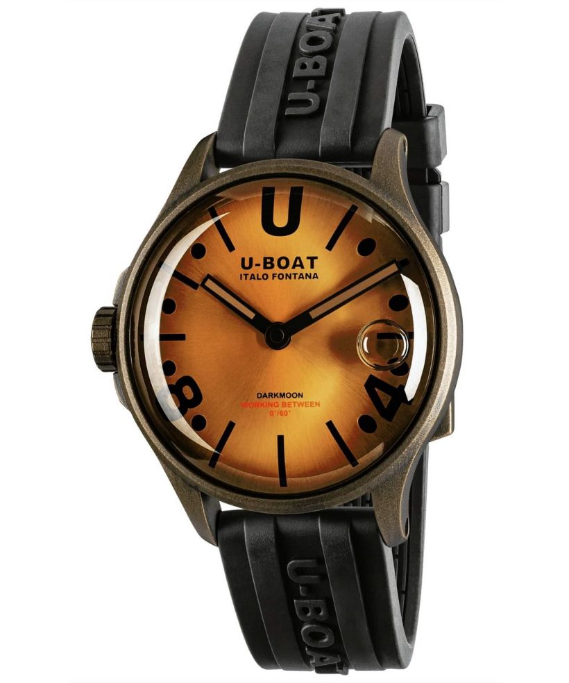Hodinky pánske U-Boat Darkmoon Black Vintage