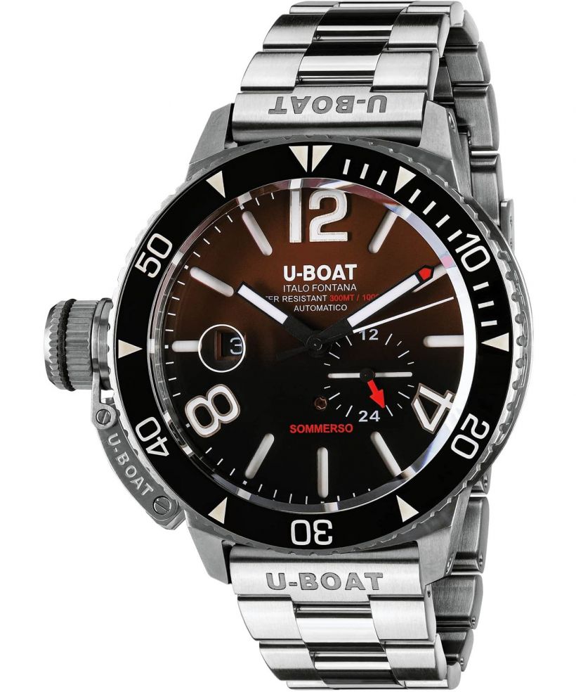 Hodinky pánske U-Boat Sommerso Ceramic Bordeaux