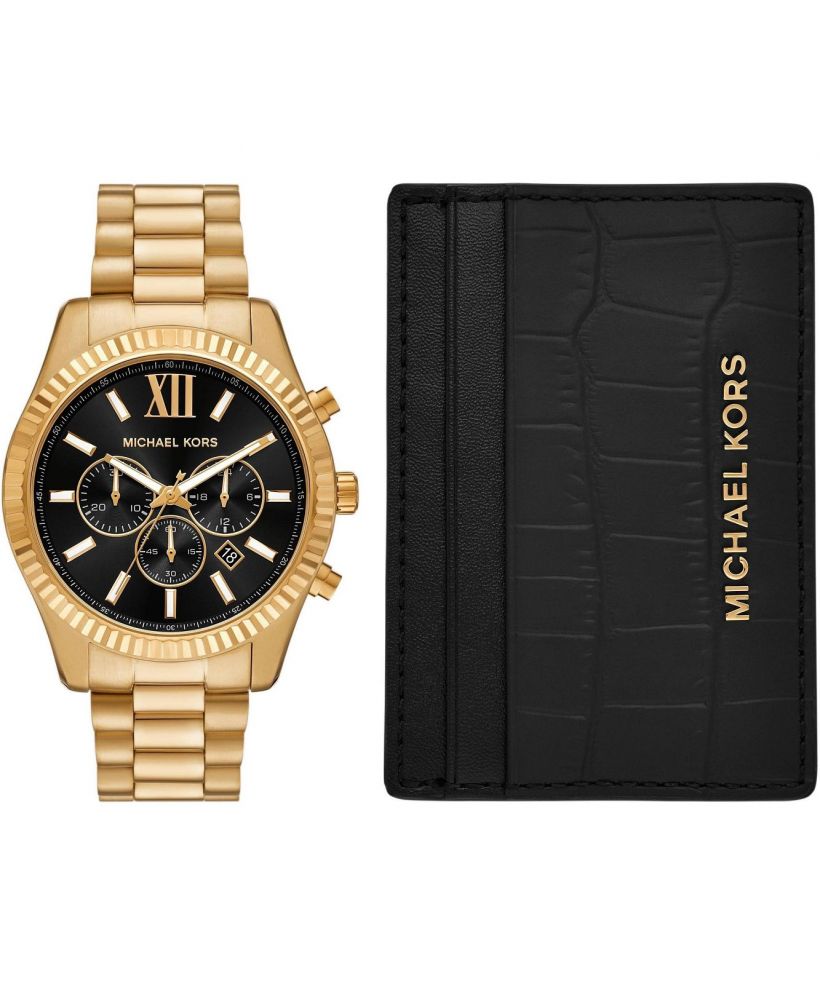 Hodinky pánske Michael Kors Lexington Chronograph SET