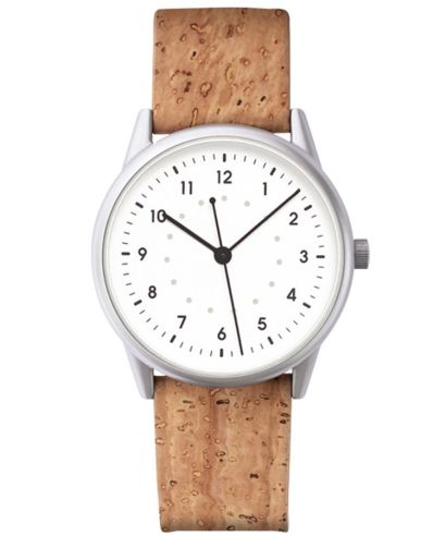 Hodinky unisex Mudita Moment NR White Cork Automatic