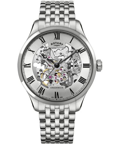 Hodinky pánske Rotary Greenwich Automatic Skeleton