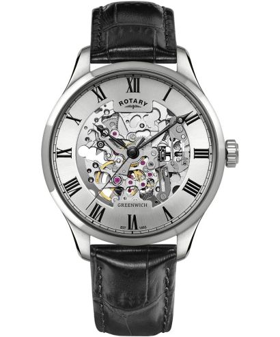 Hodinky pánske Rotary Greenwich Automatic Skeleton