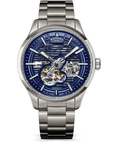 Hodinky pánske Rotary Greenwich Automatic Skeleton