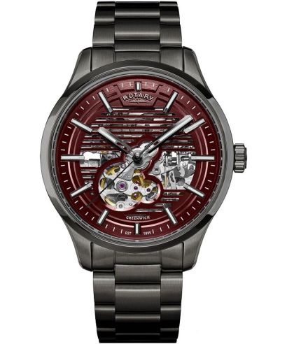 Hodinky pánske Rotary Greenwich Automatic Skeleton