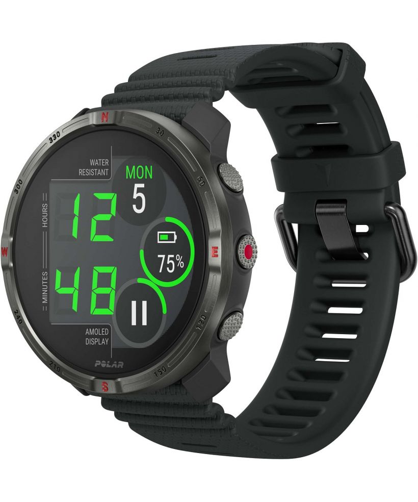 Športové Hodinky unisex Polar Grit X2 Night Black