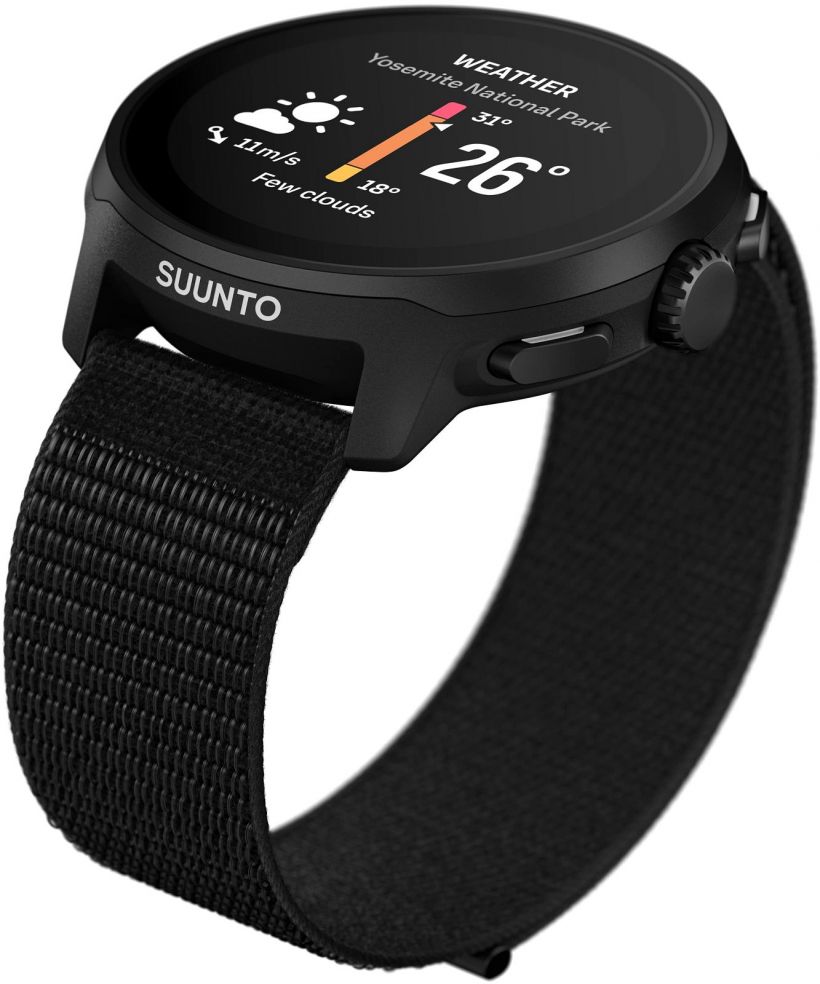 Športové Hodinky Suunto Run All Black Textile Strap