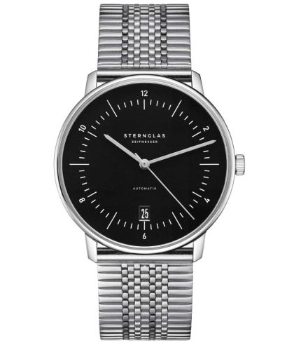Hodinky pánske Sternglas Naos Piano Black Automatic