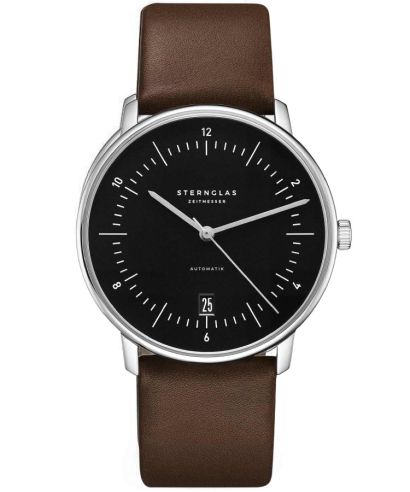 Hodinky pánske Sternglas Naos Piano Black Automatic
